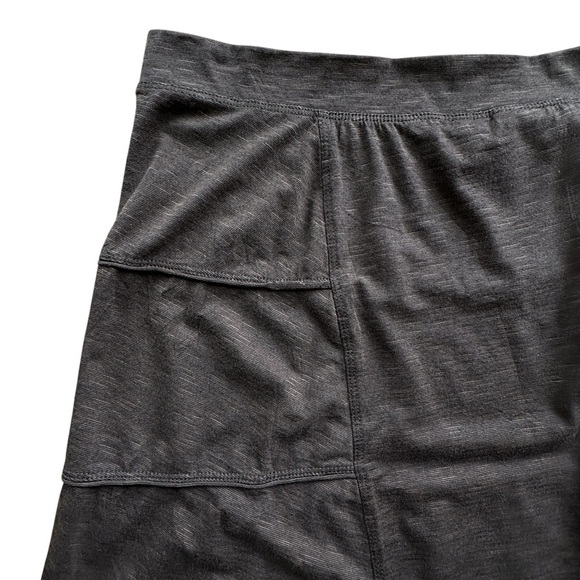 HORNY TOAD NWOT ORGANIC COTTON TURNSTYLE A-LINE SKIRT CHOCOLATE BROWN  | SMALL - Picture 2 of 7